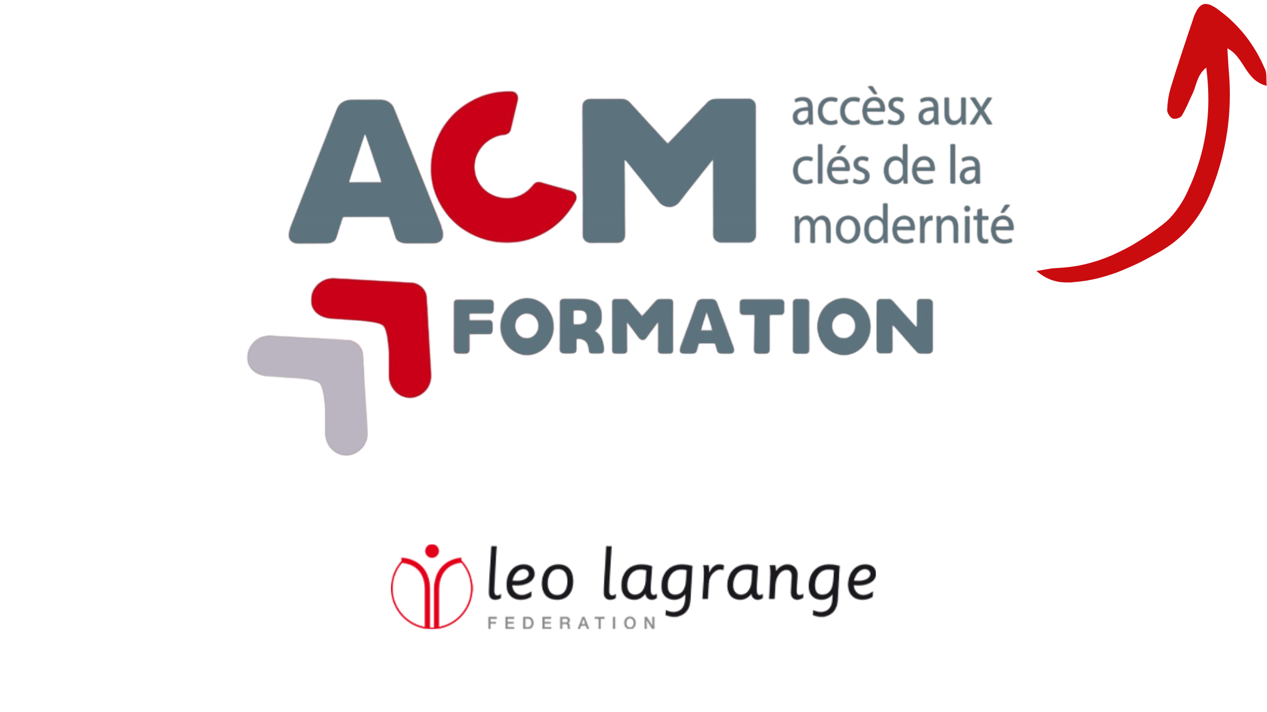 Logos ACM Formation et Leo Lagrange